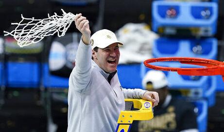 Scott Drew with net